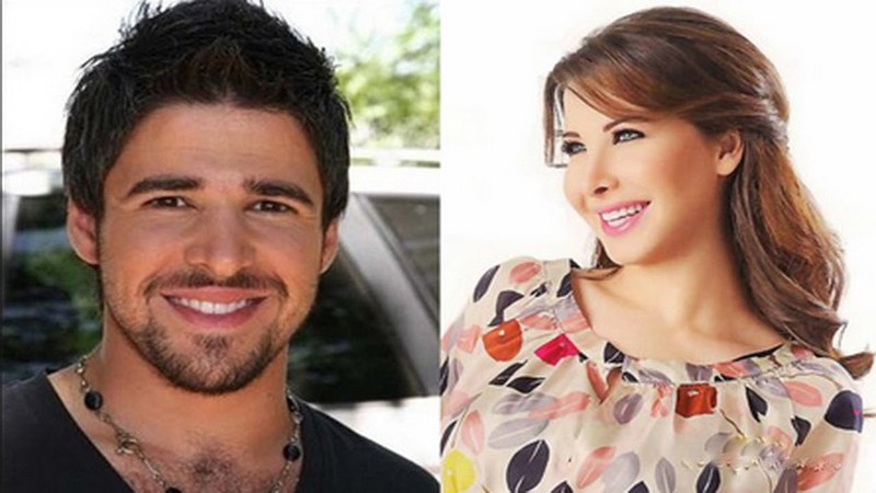 نام بقلبي تجمع نانسي عجرم وشقيقها نبيل..